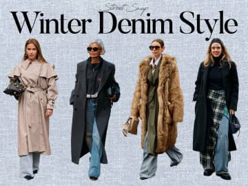 「デニムパンツ」を軸にすれば、凝った冬スタイルがうまくいく！【ストリートスナップ】