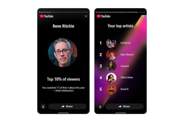 YouTube、2025年をカード形式で振り返る「YouTube ハイライト」。2025年間ランキングも発表