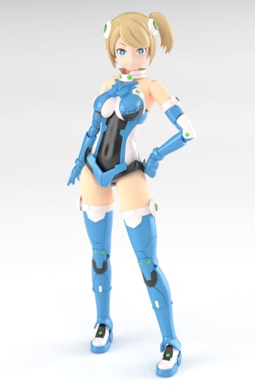 ハセガワ、美少女プラモ「A.S.G. ガールズ EMO-X0024 “シエル”」の完成見本画像公開！12月27日ごろ発売予定