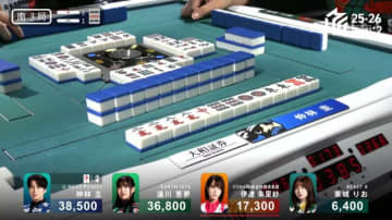 気配ゼロのダマテン七対子 振り込んだ美女雀士が突如見せた“首ふりふり”に反響「なんてこったい」「やだやだ」／麻雀・Mリーグ