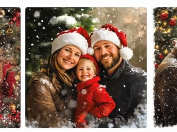 クリスマスカード作りをAIに任せたら「ニセ家族写真」が量産された話