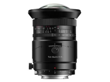 ソニーE/富士フイルムG用のティルト・シフトレンズ「TTArtisan Tilt-Shift 17mm f/4 ASPH.」　360°回転機構も