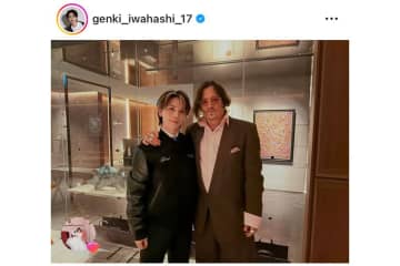 元キンプリ岩橋玄樹、超大物ハリウッドスターと対面　ネット衝撃「目ん玉とび出た」…ジョニー・デップと2S