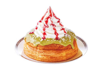 コメダ珈琲店「シロノワール ピスタチオ・ルージュ」コク深いピスタチオ×甘酸っぱいラズベリーソース