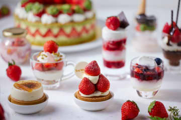 ウェスティンホテル東京「ストロベリーデザートブッフェ」ジューシーな苺タルトなど旬の“いちごスイーツ”