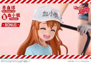 プニプニしたくなる可愛さ…！『はたらく細胞』赤血球＆血小板が豪華Wフィギュア化　酸素運ぶ姿を再現