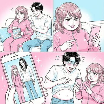 「昔は痩せていたのにな…」と嫌味な夫。だが、私がある写真を見せると、態度が一変。実は【短編小説】