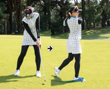 傾斜地ショットは「一歩踏み出す」と安定する！ブレによるミスをなくすコツ