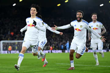 田中碧のプレミア初得点は“豪快ミドル”！　リーズ、チェルシー撃破で連敗を「4」でストップ