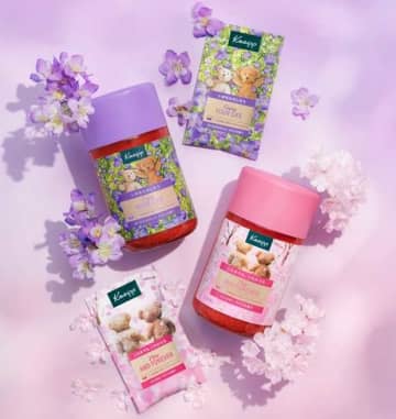 クナイプの数量限定“春の香り”シリーズ登場♡サクラ・スミレ・フランボワーズ