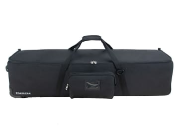 1m強のスタンドを運べるローラー付きキャリーケース