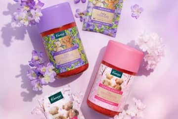 クナイプ2026年春ボディケア、甘酸っぱい”フランボワーズ香る”バスソルトや桜の炭酸入浴剤