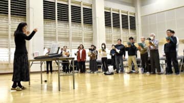 「第九」合唱の練習に熱　「歌う楽しさ伝えたい」　14日、神栖市民音楽祭　茨城