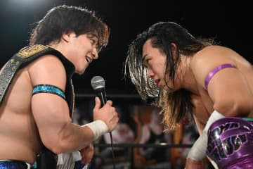 【DDT】KO-D無差別級王者・上野勇希が正田壮史との初の前哨戦で完勝も愛あるゲキ！「全力で来てくれたら俺もいける。俺たちなら絶対見せられるから」