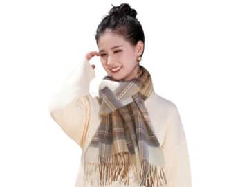 軽くてあったか♡高級感あふれる【カシミヤ100％】マフラー、ストール、ニット帽をAmazonタイムセールでお安くゲット！