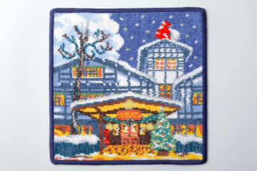 万平ホテル×フェイラー、この冬限定「万平クリスマスハンカチ」販売中。ホテル店頭とオンラインで買える！