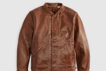リーバイス ビンテージ クロージング、アインシュタイン愛用レザージャケットを忠実に再現