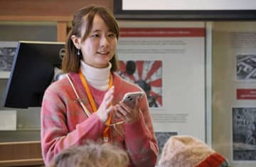 「平和は日々の傾聴から」　被爆3世、米国の大学生と議論