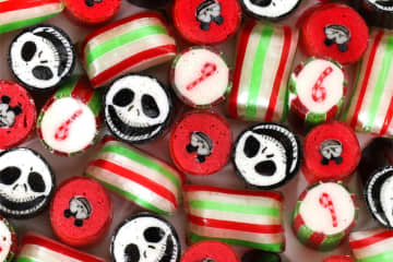 パパブブレ×『ティム・バートン ナイトメアー・ビフォア・クリスマス』ジャックモチーフのキャンディ