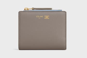 セリーヌ“バイカラー”レザーウォレット、トリオンフ煌めくミニ財布＆カードケース