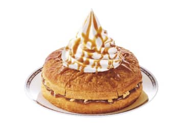 コメダ珈琲店「シロノワール クルミッ子」鎌倉紅谷と初コラボ、キャラメルソースにザクザクくるみ