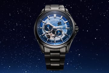 シチズンコレクションの映画『E.T.』モチーフ腕時計、“満月に自転車で翔ける”名シーンを表現