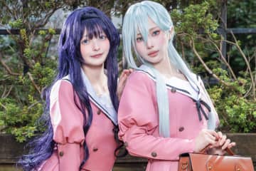 【コスプレ】「薫花」併せの制服姿が可憐すぎる！人気レイヤー「すずら＆月海つくね」の美しさにドキドキが止まらない【写真8枚】
