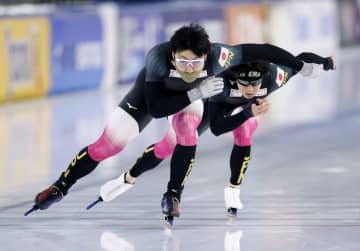 新濱立也「表彰台に上がる」　スピードスケートW杯第3戦