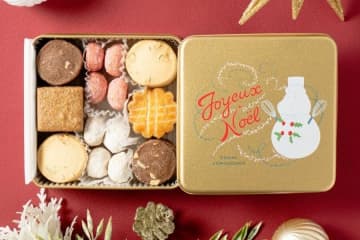 トシ・ヨロイヅカ25年クリスマスサブレ缶、スパイス利かせたクッキー入り - そごう横浜店限定スイーツも