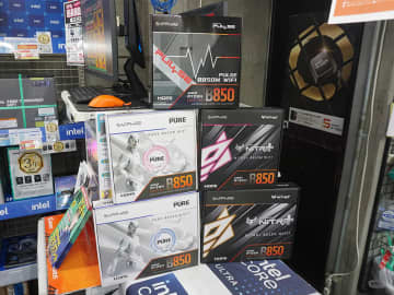 白いATXモデルの「PURE B850A WIFI7」など、SAPPHIREのRyzen 9000マザーが複数入荷