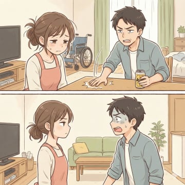 「お前の親、施設に入れろ」命令する夫。だが、我慢できなかった私のある一言に、夫の態度が一変【短編小説】