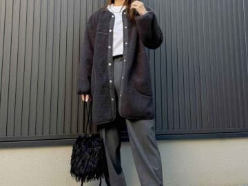 ズボラさん見てーーッ！【CROSS FUNCTION】洗濯機OK & おしゃれな「ボアコート」