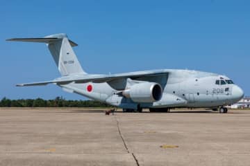 空自、C-2輸送機を米国に派遣！ 低高度飛行・物料投下訓練実施へ