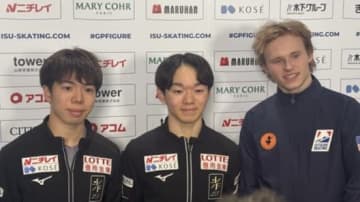 【フィギュア】日本勢が1位・2位スタート　首位の鍵山優真「まだ伸びしろを感じる」佐藤駿はフリーへ「ミスを修正」