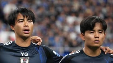 日本代表を過小評価？三笘薫・久保建英がW杯格付けでほぼ圏外…韓国代表ソン・フンミンと大差
