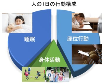 生活習慣の組み合わせで児童の体力に違い