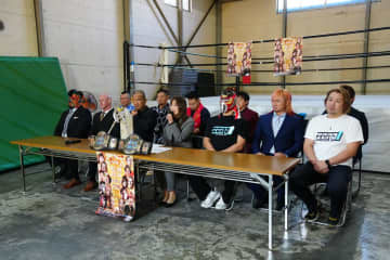 【ZERO1】乱入、増枠、緊急参戦！ 『風林火山2025 タッグトーナメント』会見がナカ・シュウマ、橋本大地＆青木優也の登場で無法地帯化！！