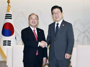 韓国大統領が孫氏と会談　AIや半導体巡り協議
