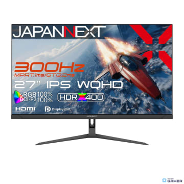 JAPANNEXT、27インチWQHD・300Hz対応ゲーミングモニター「JN-i27G300Q」を発売