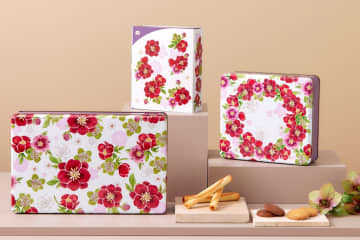 ヨックモック”クリスマスローズ”のクッキーアソート、冬限定ザクザクチョコチップサブレや定番シガール