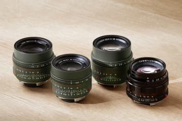 ライカ ズミルックスMなどにオリーブグリーンの「Safariエディション」　ライカM11に続く「グロッシーブラック」仕上げのレンズも