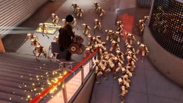 オフィスをイスで駆け抜けろ！8年越しについに登場の、おバカスタイリッシュローグライトTPS『Last Man Sitting』プレイテスト開始