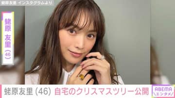 蛯原友里（46）、“おしゃれすぎる”と話題の自宅に飾ったクリスマスツリーを公開「今年の主役はDiorのオーナメント」