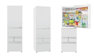 これなら置ける！ 大容量なのに60×60cmの省スペース設計なアクアの5ドア冷蔵庫「AQR-S40A」