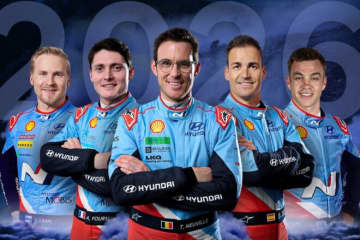 ヒョンデが2026年WRC参戦体制を発表。ラリー1規定最終年は経験豊富な5組のクルーとともにタイトル獲得を狙う