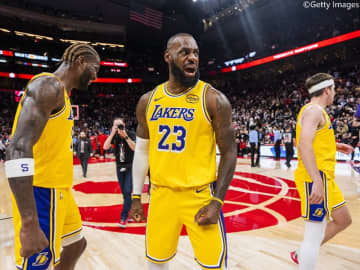 連続2ケタ得点記録が1297試合で途切れたレブロン「正しいプレーをするだけ」