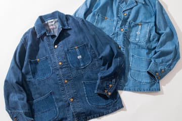Lee×ブルーブルーのデニムワークジャケット、両ブランドのデニム切り替え「91-J」