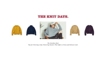 ニットなのに「編み目がない」すっきり・キレイで・華奢に見える「もっちりニット」