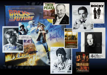 ★名作映画に名曲あり！ 今や一映画作品の枠を超えて、様々なシーンで流用されるテーマ曲のクリエイターから、世界的な人気を誇るミュージシャンまで———SCREEN Collectionsが保管するオートグラフを一部公開。