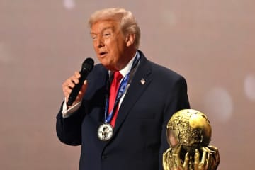 トランプ大統領がFIFA新設の『平和賞』を受賞「人生において最大の栄誉のひとつ」